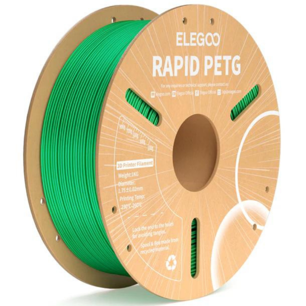 Filamento PETG Alta Velocidad Verde 1kg Elegoo (copia)