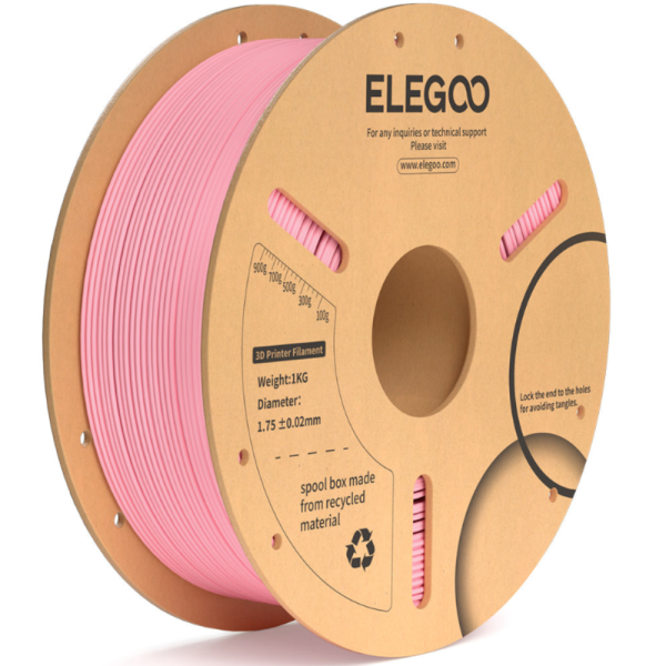 Filamento PLA+ Rosado 1kg Elegoo
