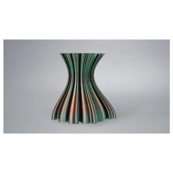 Filamento PLA Seda Tricolor Azul Naranjo Verde 1kg Esun - Imagen 2