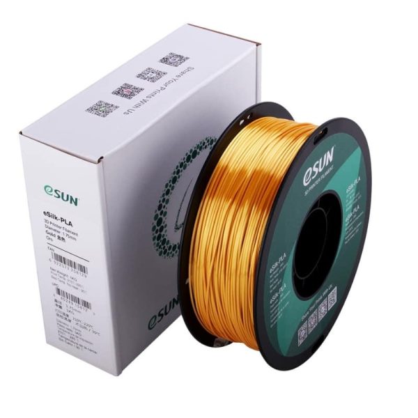 Filamento PLA Seda Dorado u Oro 1kg Esun