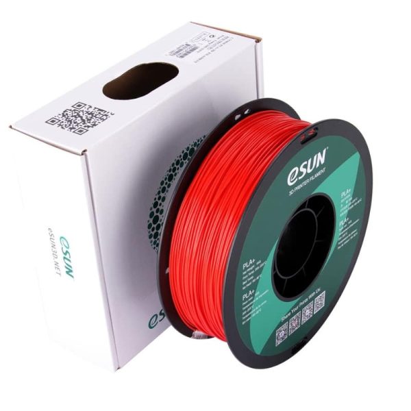 Filamento PLA+ Rojo1kg Esun